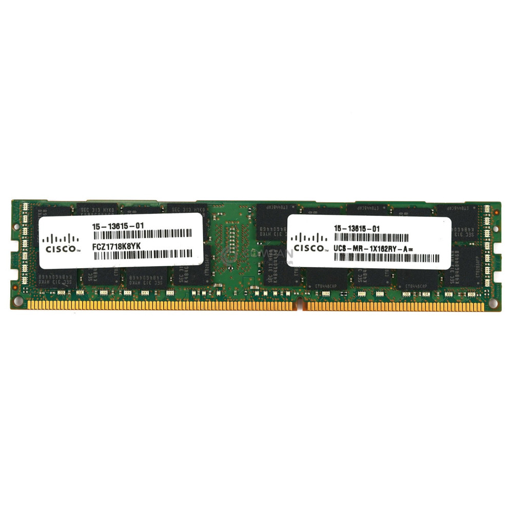 15-13615-01 CISCO DDR3 16GB 2RX4 PC3L-12800 1600MHZ RDIMM CAS 11-11-11